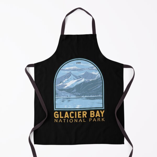Item preview, Glacier Bay National Park Alaska Illustration Vintage Emblem designed and sold by KrisSidDesigns.