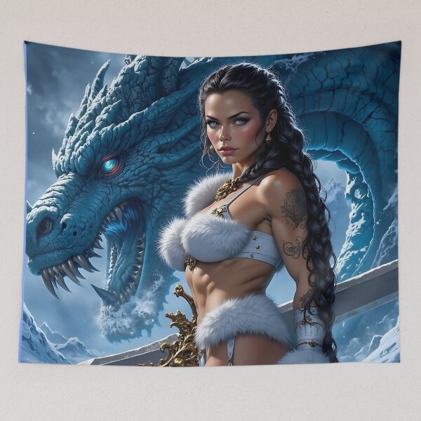Item preview, Ice warrior designed and sold by Digital Dream Art.