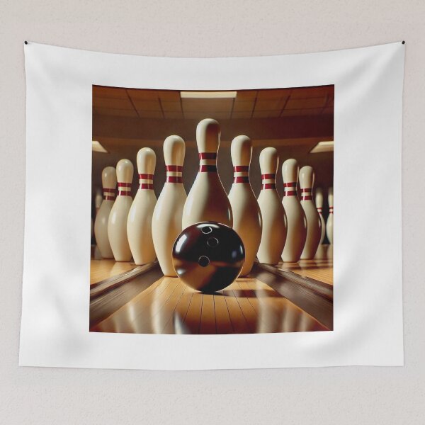 Item preview, Candlepin Bowling Alley designed and sold by BackgroundND.
