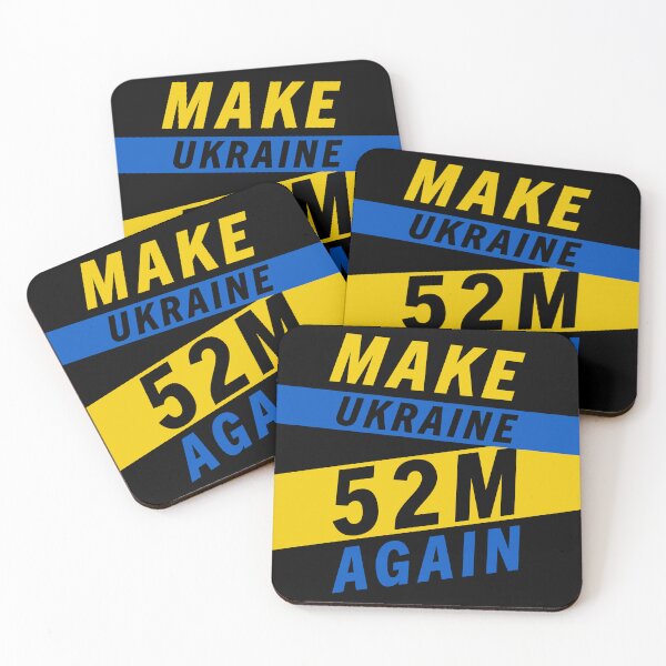 Item preview, Make Ukraine 52M Again Ukrainian Restoration Support Design designed and sold by cabana.space.