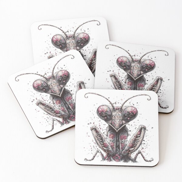 Item preview, Floral Mantis – Surreal Insect Art with Flowers and Patterns designed and sold by Melody Splash.