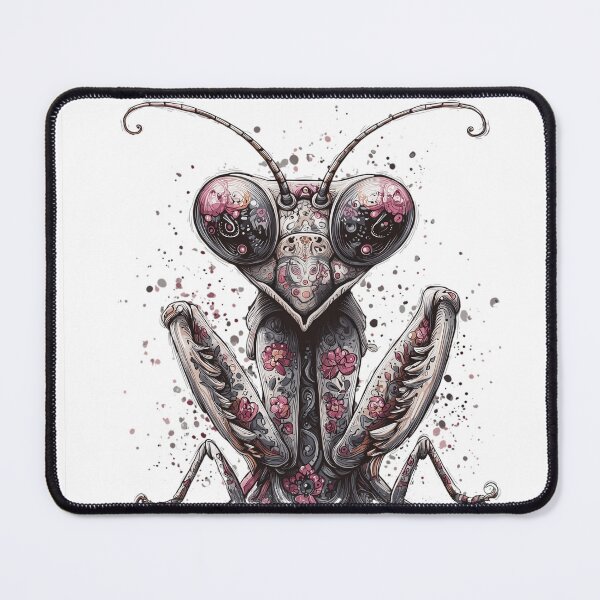 Item preview, Floral Mantis – Surreal Insect Art with Flowers and Patterns designed and sold by Melody Splash.