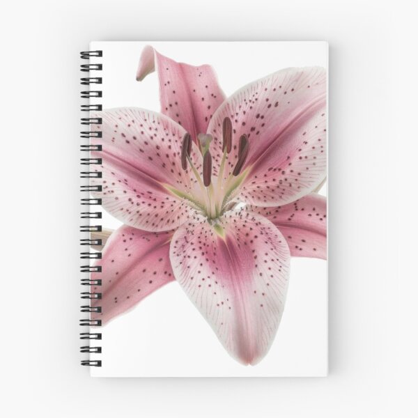 Item preview, spotted pink lily flower sticker designed and sold by inainart.