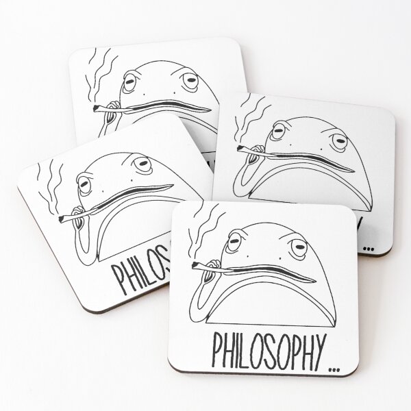 Item preview, philosophy frog designed and sold by yeuxintemporels.