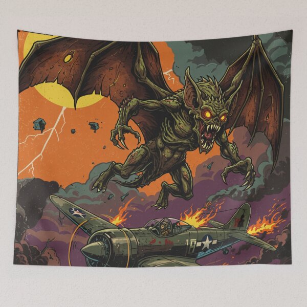 Item preview, Flying Monster Aerial Terror designed and sold by JonelleTshirts.