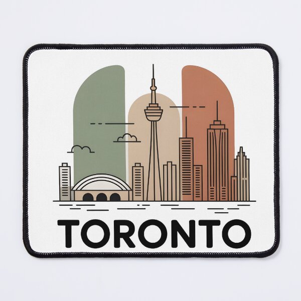 Item preview, Toronto City Skyline – Minimalist Earthy Travel Souvenir Design designed and sold by Paper Drip.