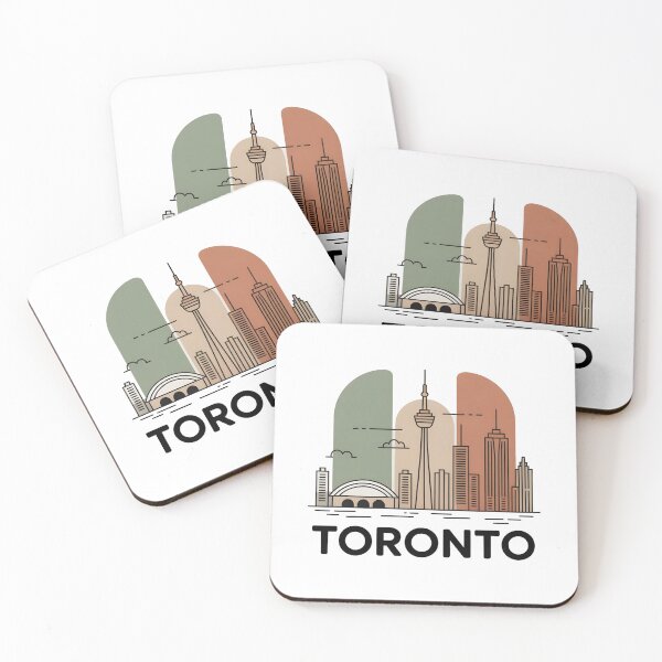 Item preview, Toronto City Skyline – Minimalist Earthy Travel Souvenir Design designed and sold by Paper Drip.