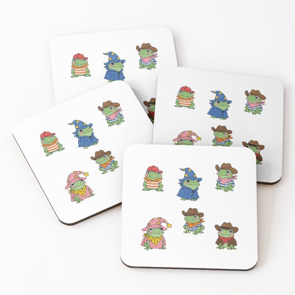 Item preview, Cute Frogs with Hats designed and sold by TeeARTHY.