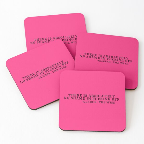Item preview, “There Is Absolutely No Shame In Fucking Off” – Glarer the Wise Quote, Sarcastic Humor designed and sold by CloverBend.