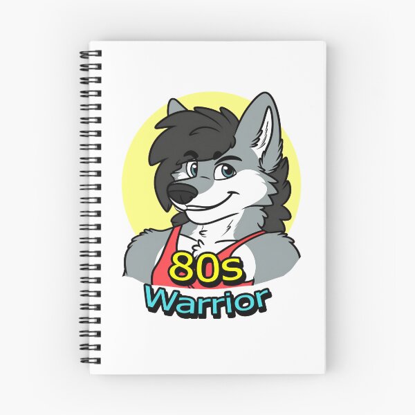 Item preview, Retro 80s Anthro Wolf Character designed and sold by CaliLuminos.