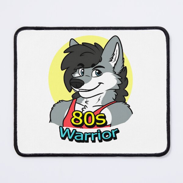 Item preview, Retro 80s Anthro Wolf Character designed and sold by CaliLuminos.