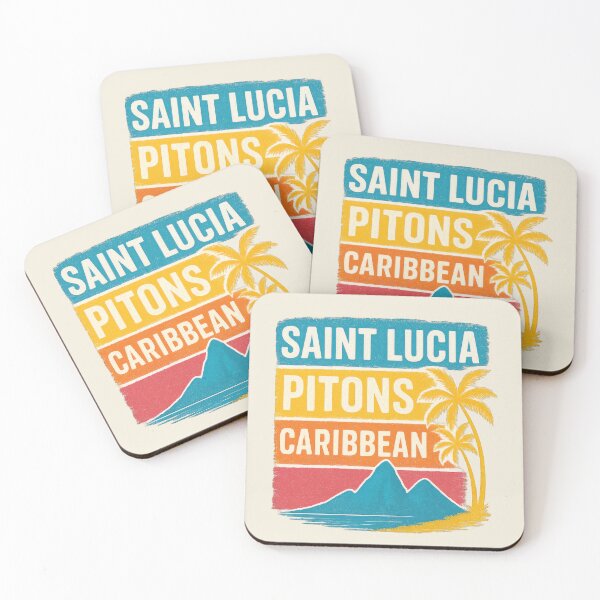 Item preview, Saint Lucia Pitons Vacation Caribbean Islands Souvenirs designed and sold by scicilysimonee.