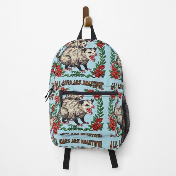 Item preview, Cute Opossums with Floral designed and sold by TeeARTHY.