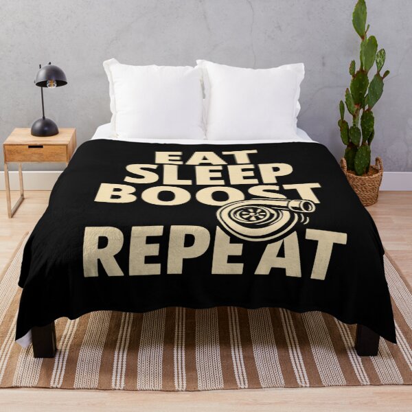 Item preview, Eat Sleep Boost Repeat Car Turbo JDM designed and sold by BoostedPixels.