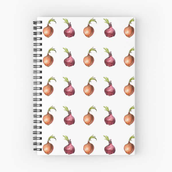 Item preview, Yellow and Red Onion - Watercolor  designed and sold by AquarellChill.