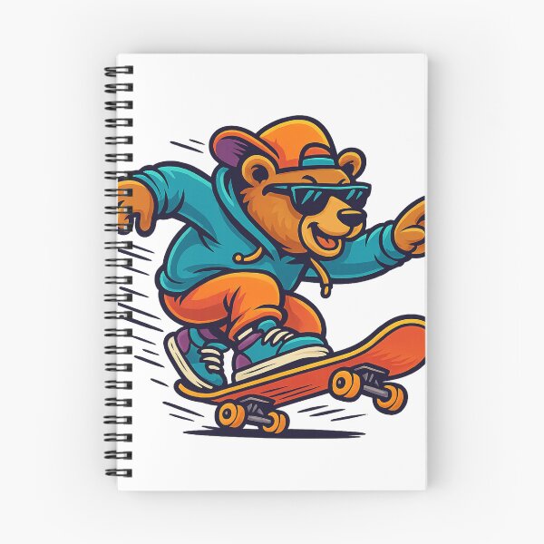 Item preview, Stylish Urban Skater Bear designed and sold by Ahau Designs.