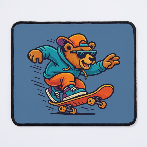 Item preview, Stylish Urban Skater Bear designed and sold by Ahau Designs.