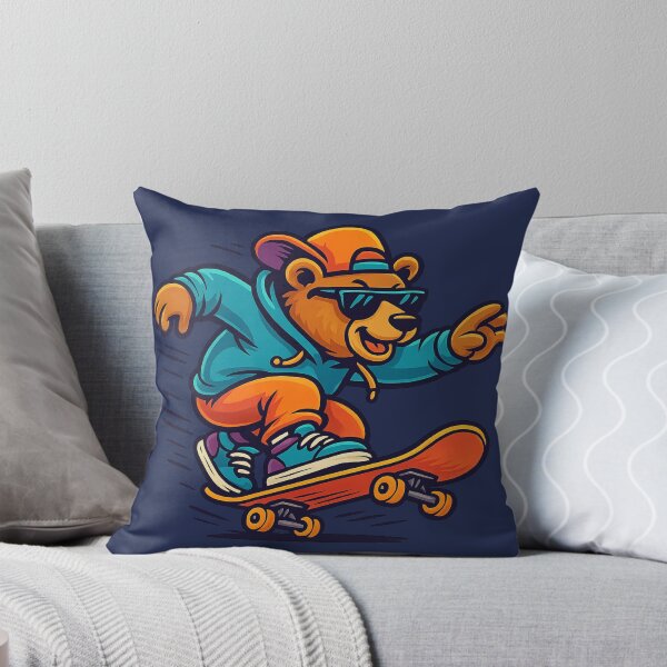 Item preview, Stylish Urban Skater Bear designed and sold by Ahau Designs.