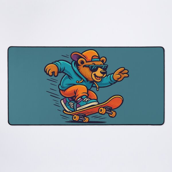 Item preview, Stylish Urban Skater Bear designed and sold by Ahau Designs.