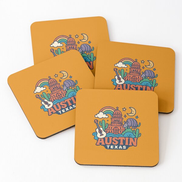 Item preview, Austin Texas designed and sold by Broken Antler Designs .