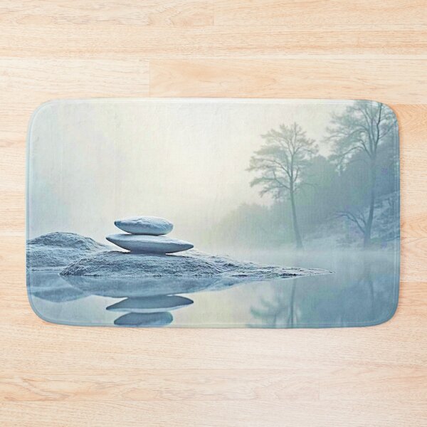 Item preview, Winter Zen: Foggy Lake Balance designed and sold by Health And Fitness Posts e-Store.