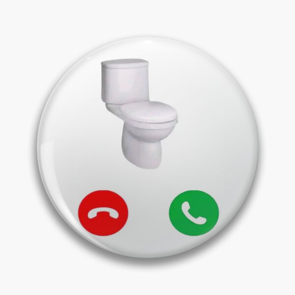 Item preview, toilet calling screen designed and sold by zoe’s meme machine.