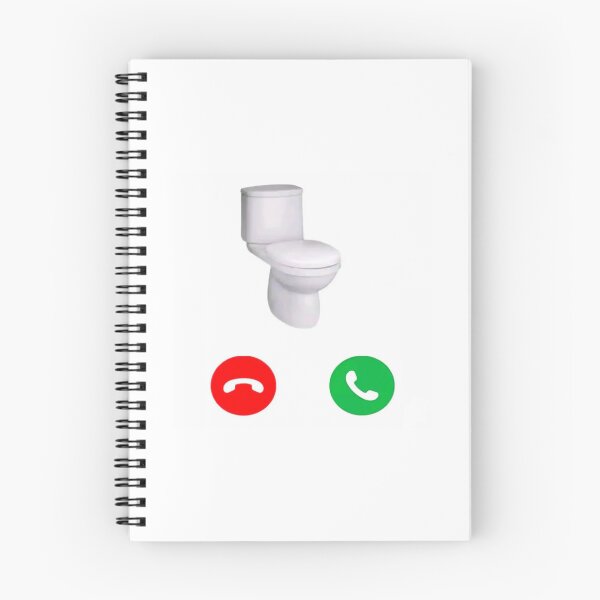 Item preview, toilet calling screen designed and sold by zoe’s meme machine.