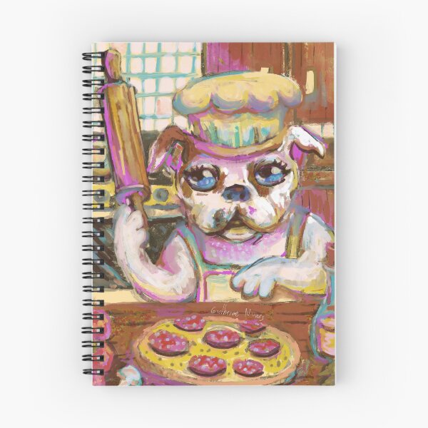 Item preview, dog making a delicious pizza designed and sold by guilhernunes.
