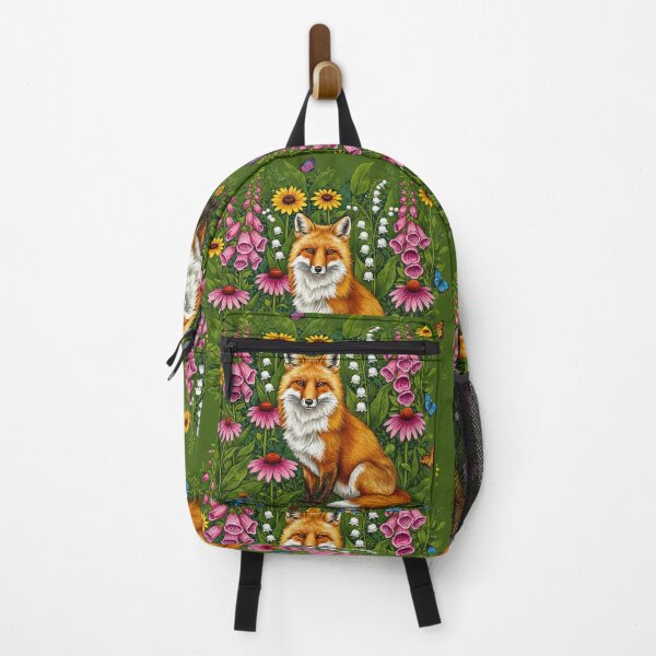 Artikelvorschau, Fuchs in einem Feld mit Wildblumen entworfen und verkauft von TeeARTHY.