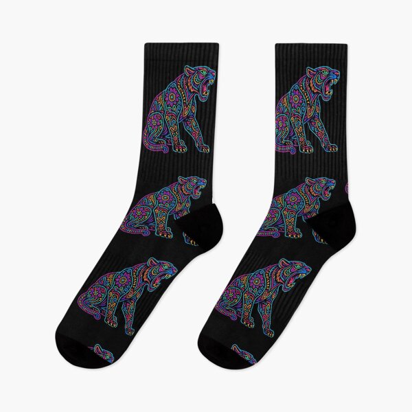 Item preview, Colorful Jaguar Alebrije designed and sold by Ahau Designs.