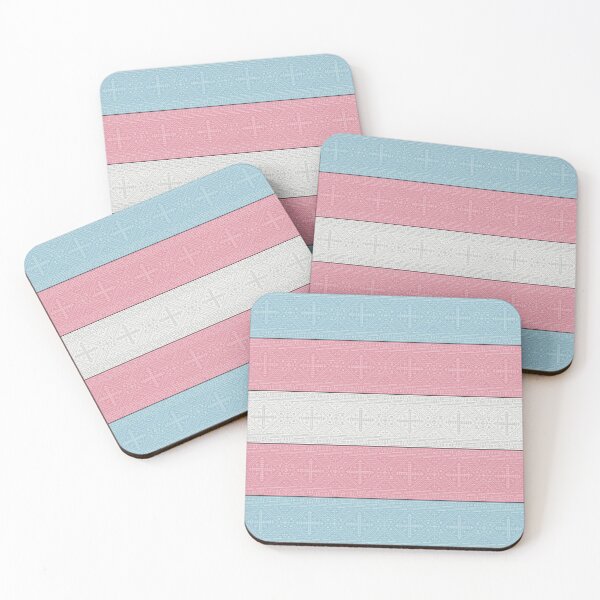 Item preview, Geometric Patterned Trans Flag designed and sold by FlyingJackalope.