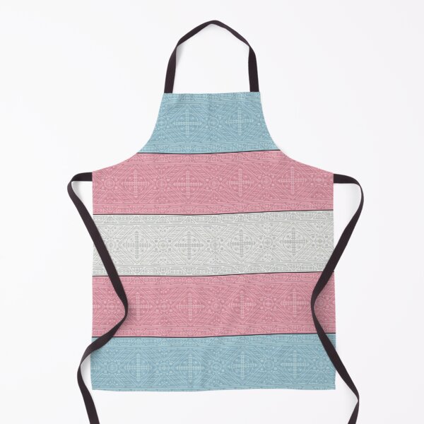 Item preview, Geometric Patterned Trans Flag designed and sold by FlyingJackalope.
