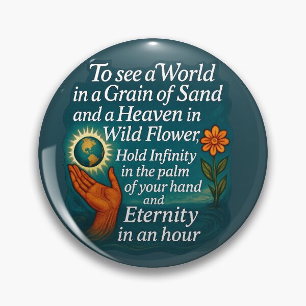 Item preview, William Blake - To See a World in a Grain of Sand … designed and sold by Myra365Art.