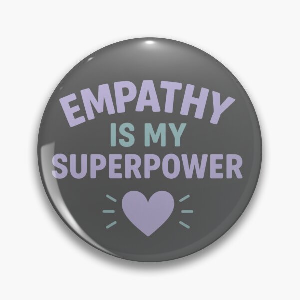Aperçu de l'œuvre L'empathie est mon super pouvoir – Citation sur la sensibilisation à l'empathie créée et vendue par Quiet Power Co..
