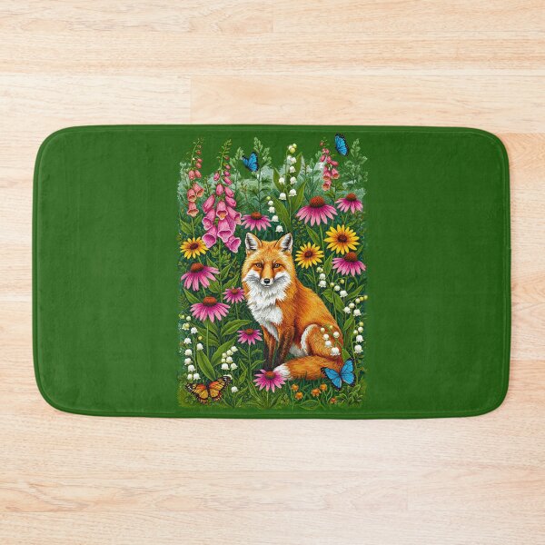 Artikelvorschau, Fuchs Wildblumen entworfen und verkauft von TeeARTHY.