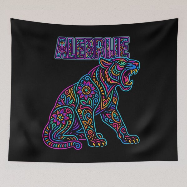 Item preview, Jaguar Alebrije Mexican Art designed and sold by Ahau Designs.