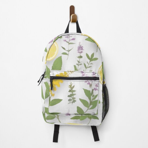 Item preview, Botanical Citrus Harmony – Herbal & Lemon Art Print designed and sold by LuxuryApparels.