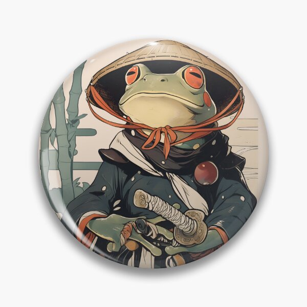 Item preview, Froggo Samurai designed and sold by mustbewhy.