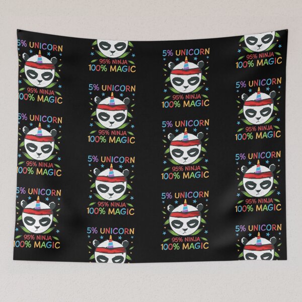 Item preview, Cute Ninja Panda Design — Funny Cartoon Martial Arts Panda Illustration for Stickers, T-Shirts, Gifts designed and sold by Krasnovaovaova.