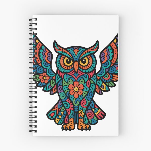 Item preview, Owl Alebrije Mexican Art designed and sold by Ahau Designs.