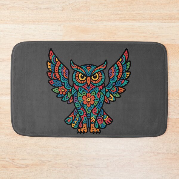Item preview, Owl Alebrije Mexican Art designed and sold by Ahau Designs.