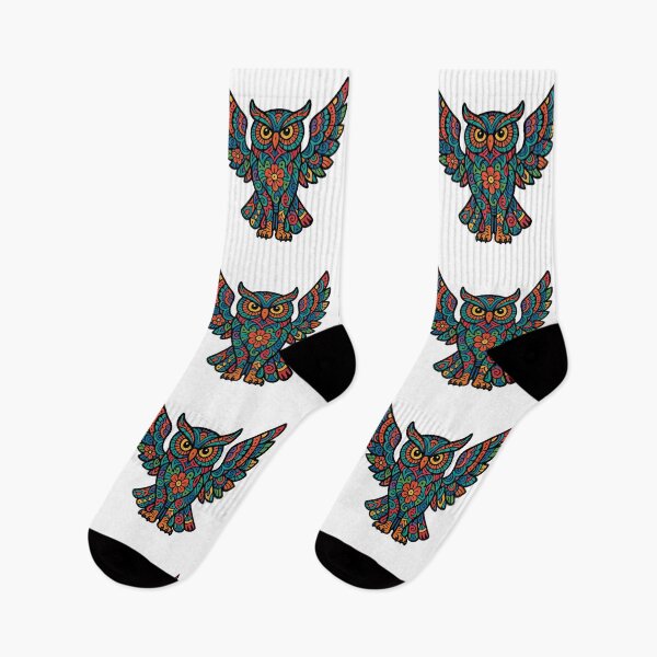 Item preview, Owl Alebrije Mexican Art designed and sold by Ahau Designs.