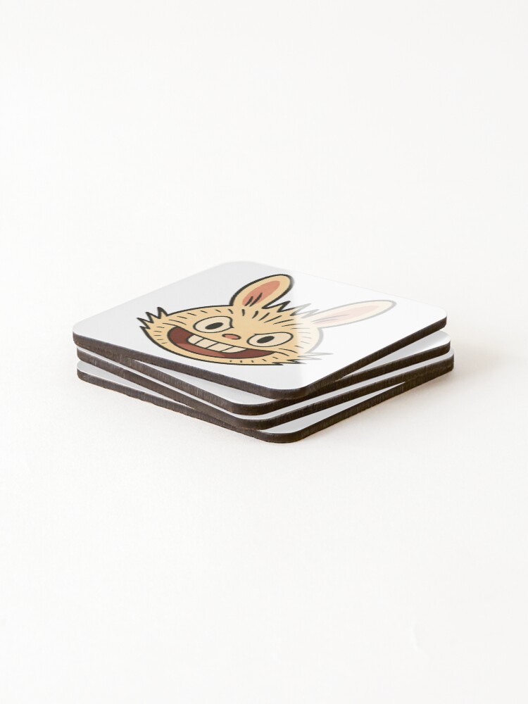 Thumbnail 4 of 5, Coasters (Set of 4), Angry Rabbit designed and sold by vcrafters.