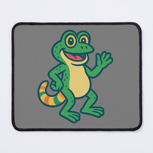 Item preview, Funny Lizard Meme Cartoon designed and sold by TypoVibeStudio.
