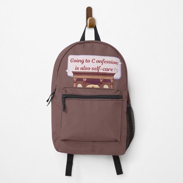 Item preview, Going to Confession is also self-care.   designed and sold by Rosa-Alma.