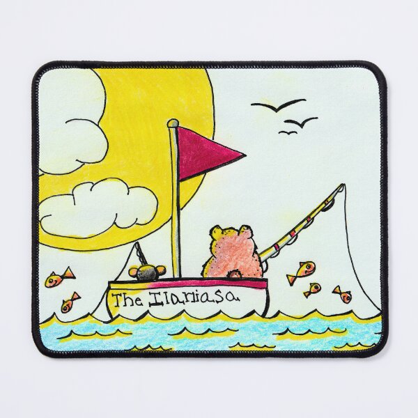 Item preview, Bear & Monkey go fishing in the "ilaniasa" designed and sold by IDrawReetards.