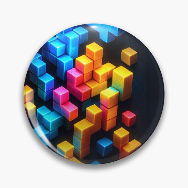 Item preview, 8 bit - PATTERN - Bright Lights  designed and sold by CleverCulture.