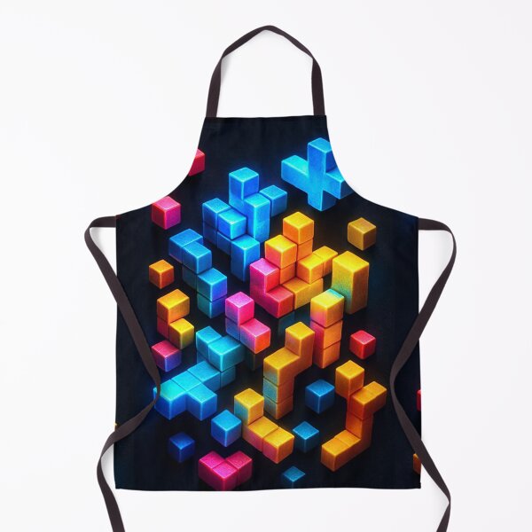Item preview, 8 bit - PATTERN - Bright Lights designed and sold by CleverCulture.