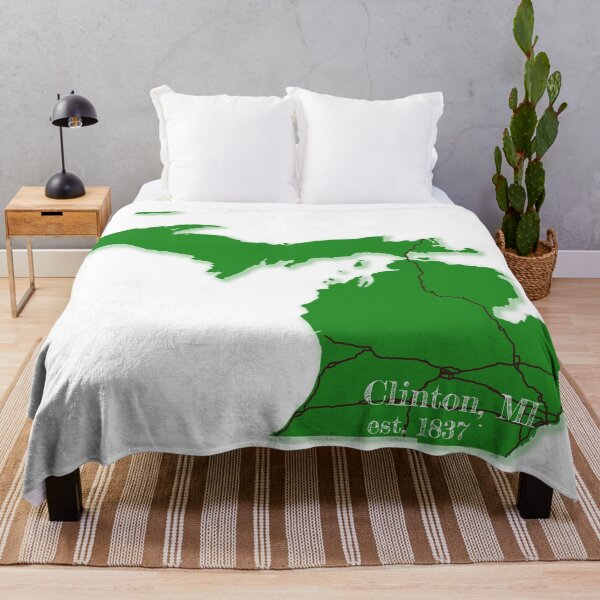 Item preview, Clinton, MI [Green] designed and sold by PhilbonianDezin.