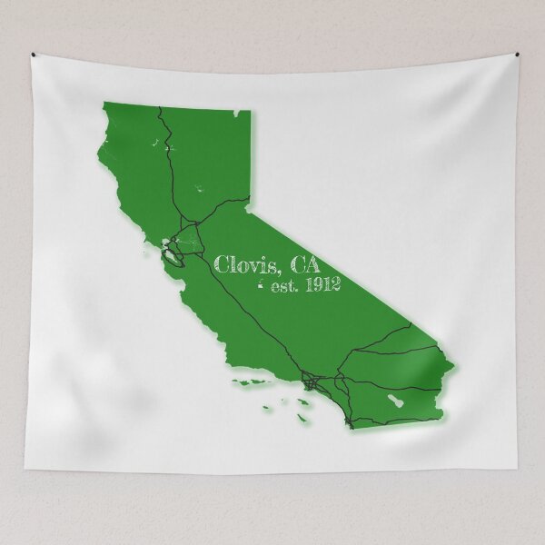 Item preview, Clovis, CA [Green] designed and sold by PhilbonianDezin.